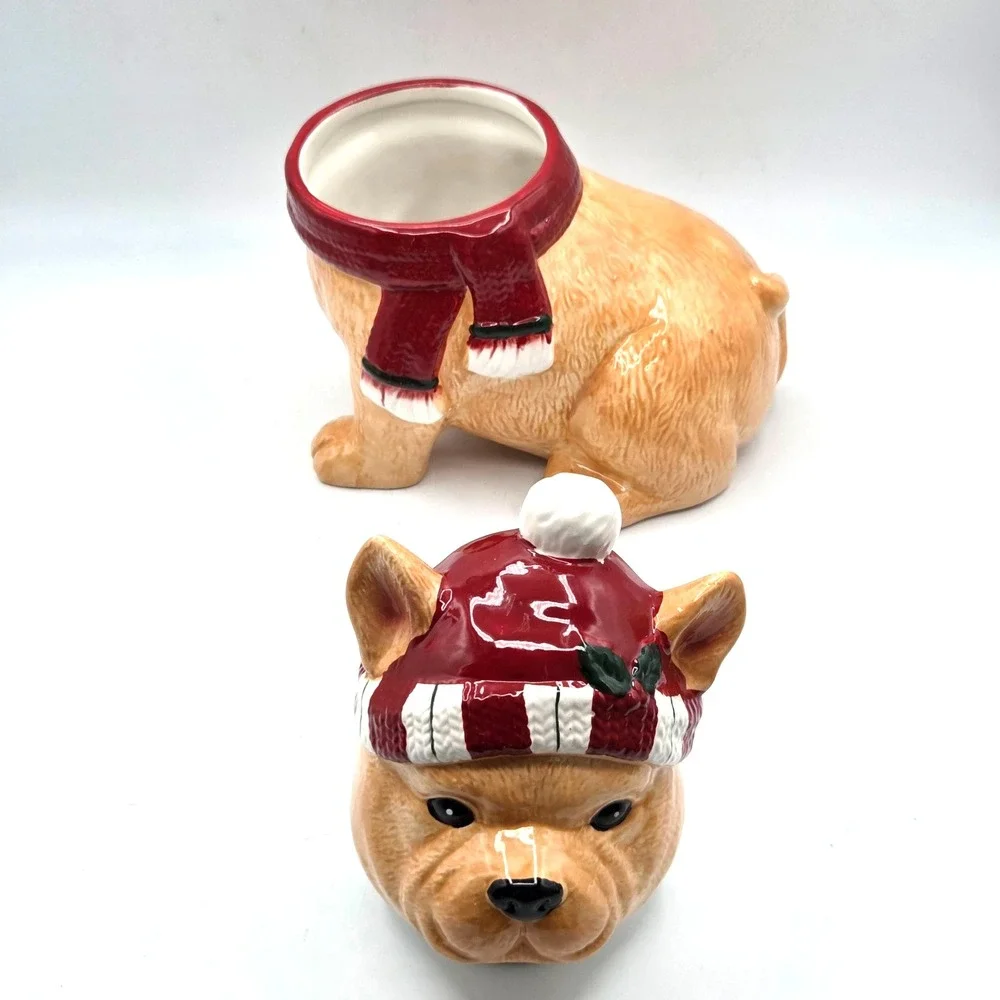 French Bulldog Ceramic Cookie Jar by Winter Wonder Lane